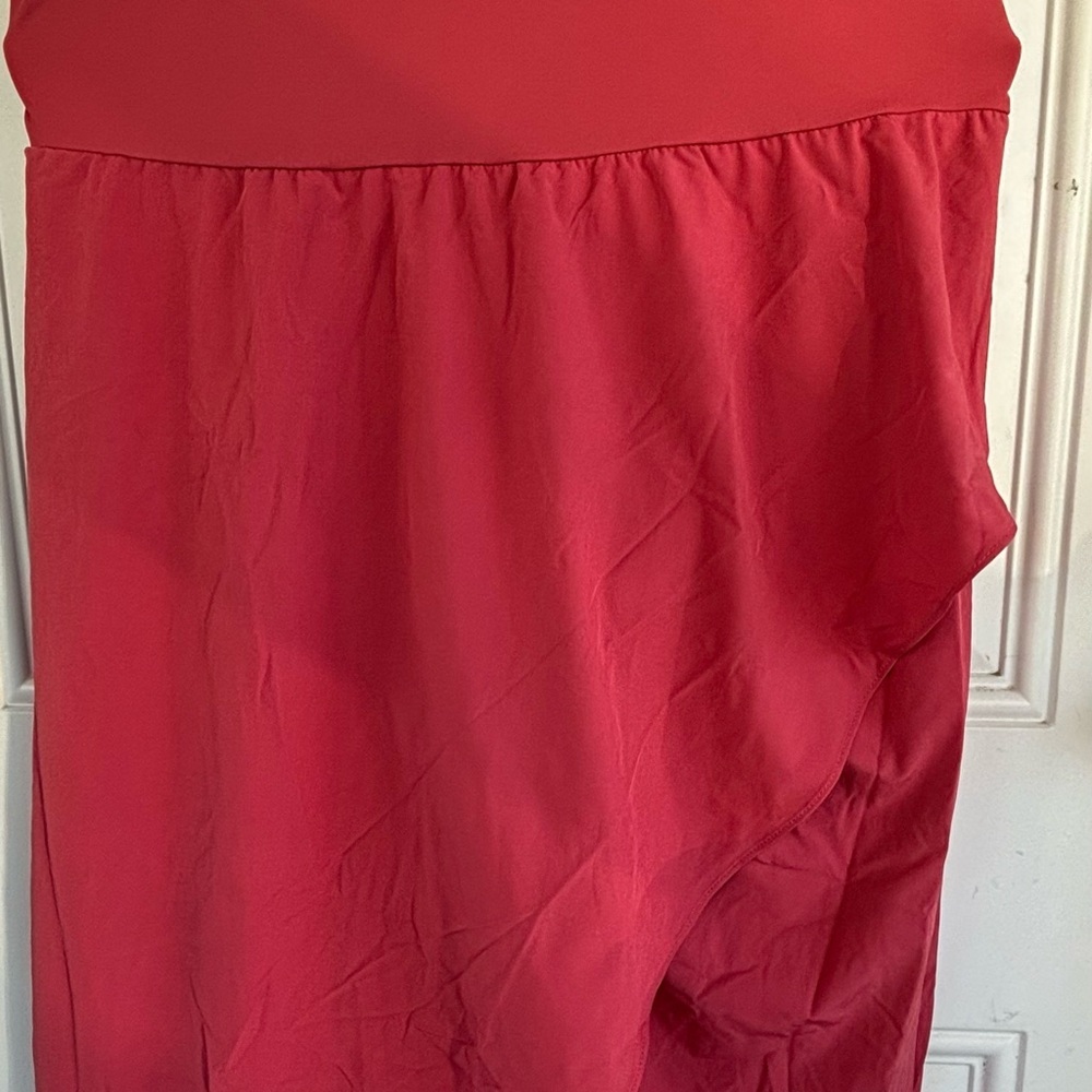 HALARA Red Casual Top
